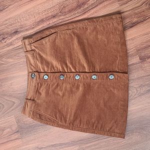 Cabi Brown Corduroy Skirt Size 4